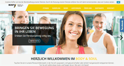 Desktop Screenshot of bodyandsoul-fitnessfarm.de